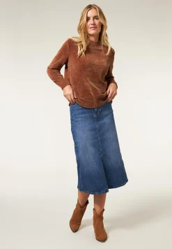 New Miss Etam Rok denim blauw Medium denim