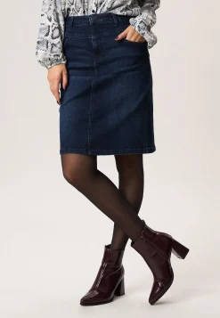 Miss Etam Rok denim blauw Dark denim