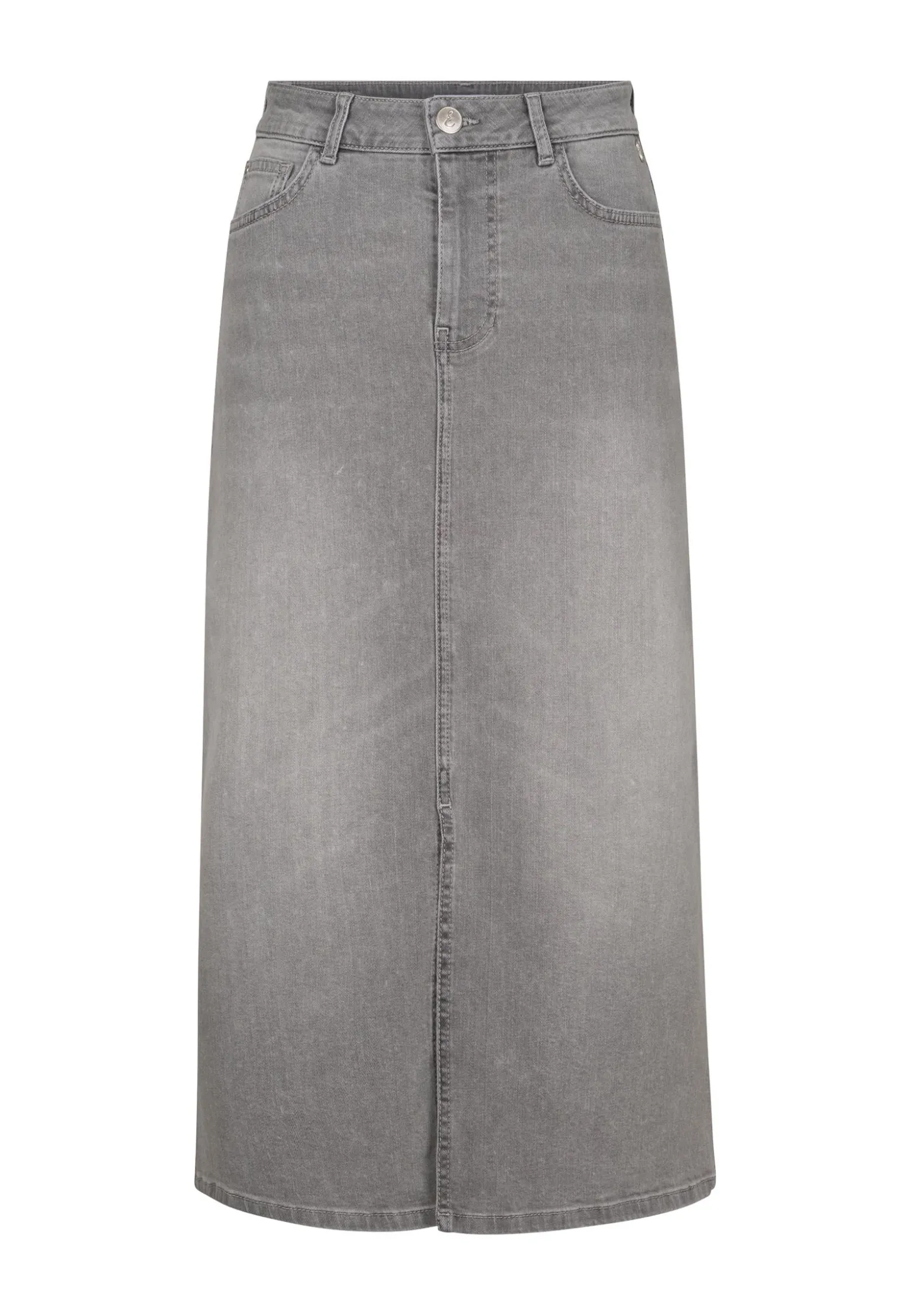 Outlet Miss Etam Rok denim grijs Light grey denim