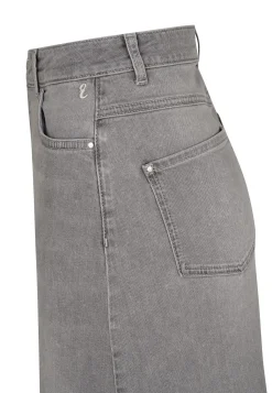 Outlet Miss Etam Rok denim grijs Light grey denim
