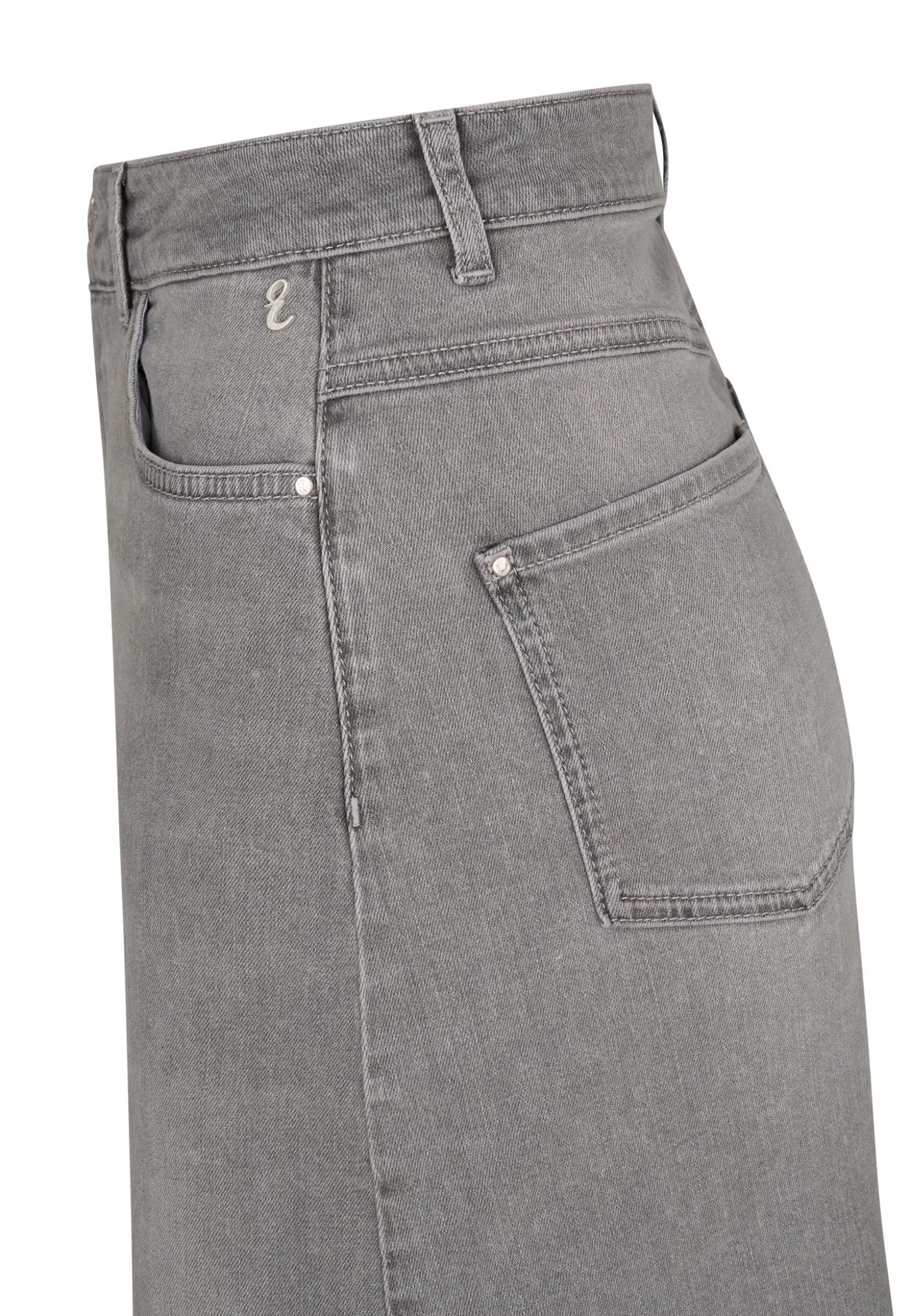 Outlet Miss Etam Rok denim grijs Light grey denim