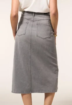 Outlet Miss Etam Rok denim grijs Light grey denim