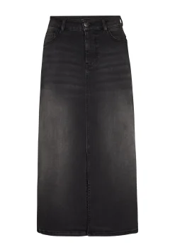 Hot Miss Etam Rok denim zwart Grijs