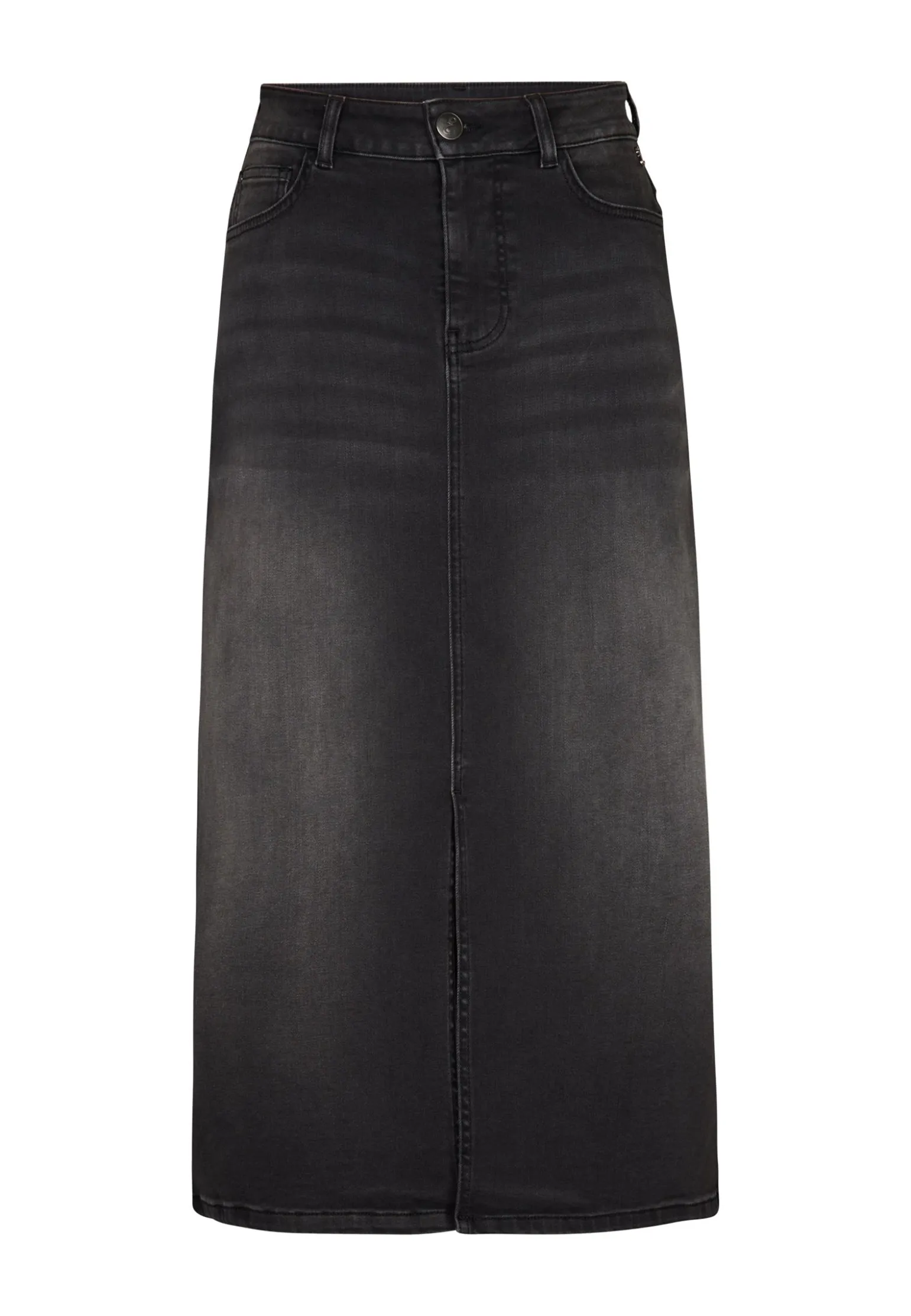 Hot Miss Etam Rok denim zwart Grijs