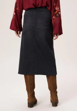 Hot Miss Etam Rok denim zwart Grijs