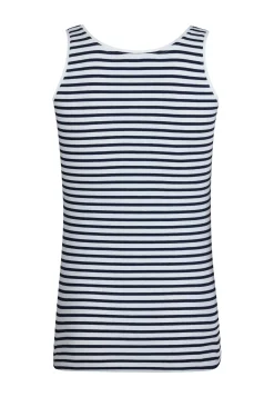 Online Miss Etam Singlet streep Multi donker blue