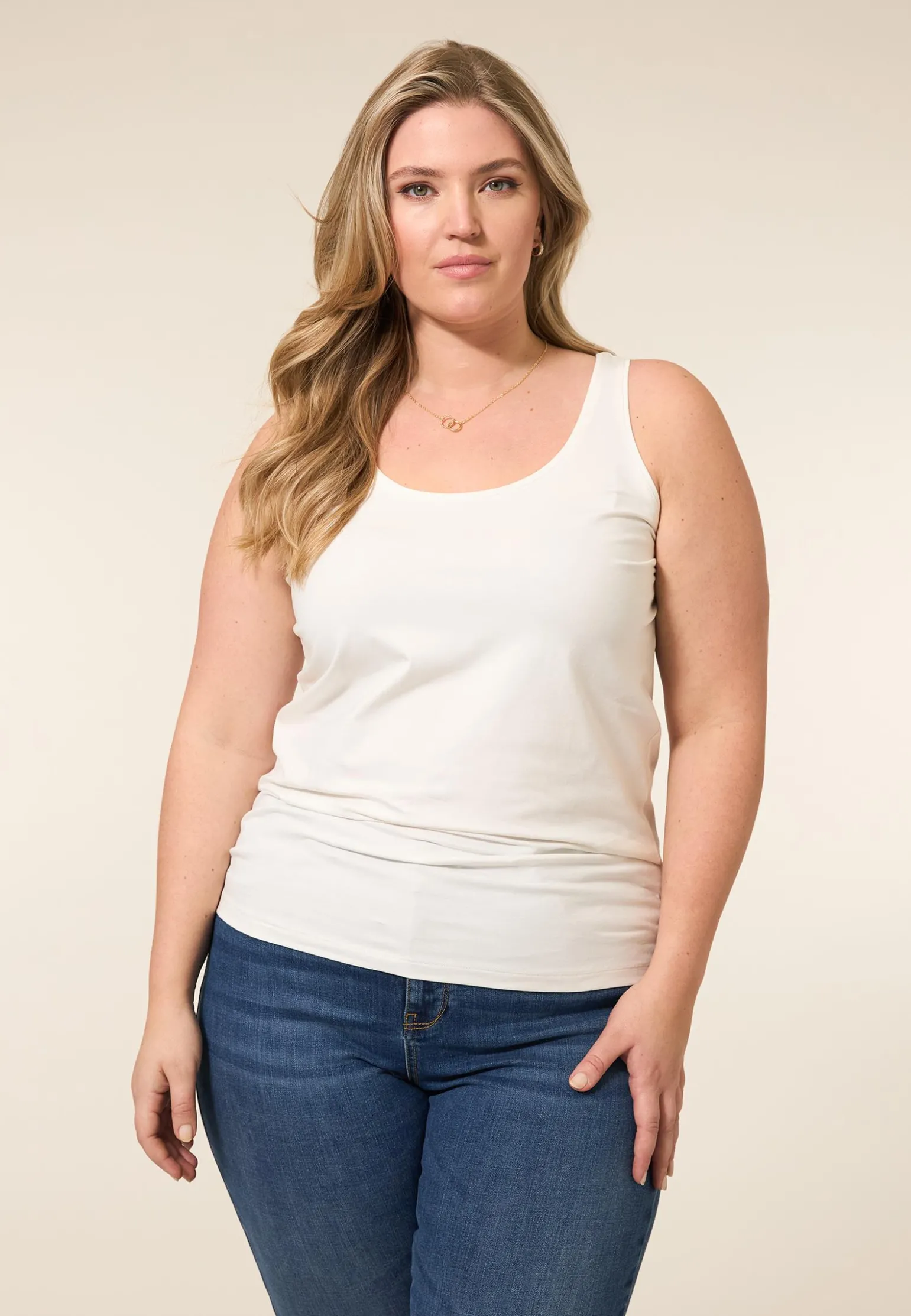 Best Miss Etam Singlet wit Off white