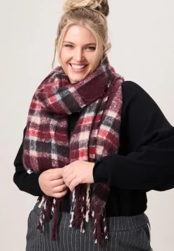 Miss Etam Sjaal ruit rood Multi dark red
