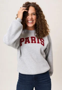 Clearance Miss Etam Sweater grijs Grey melange