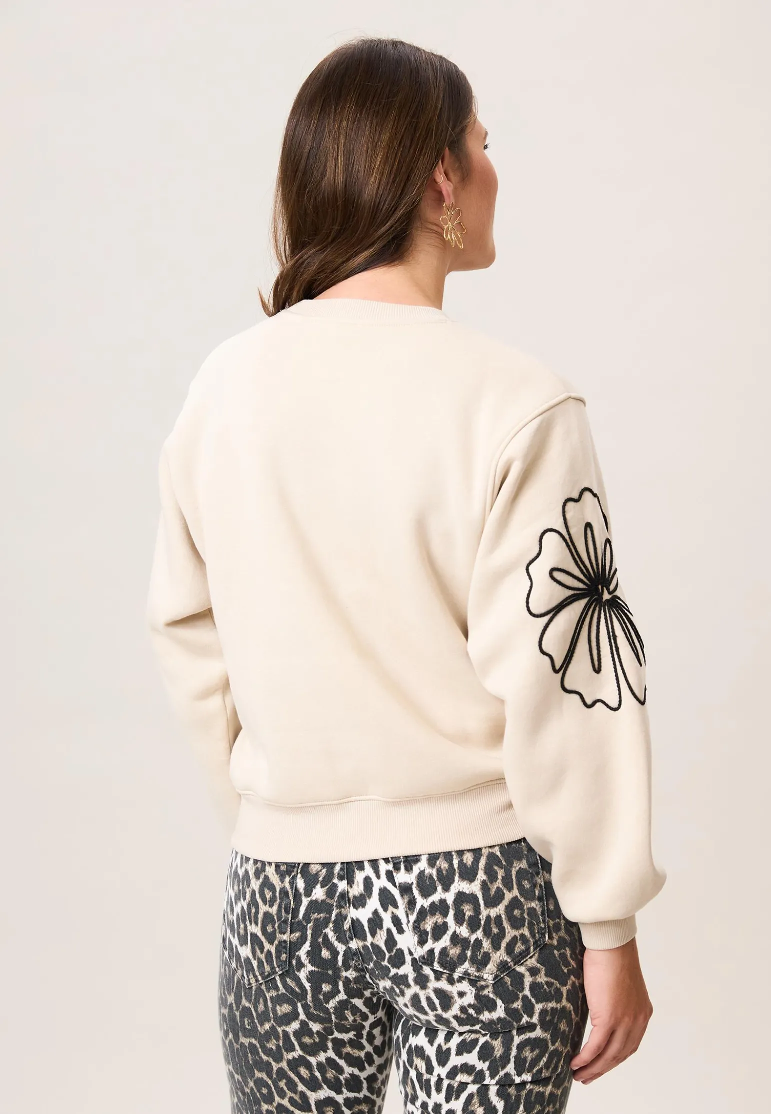 Hot Miss Etam Sweater licht zand Multi zand