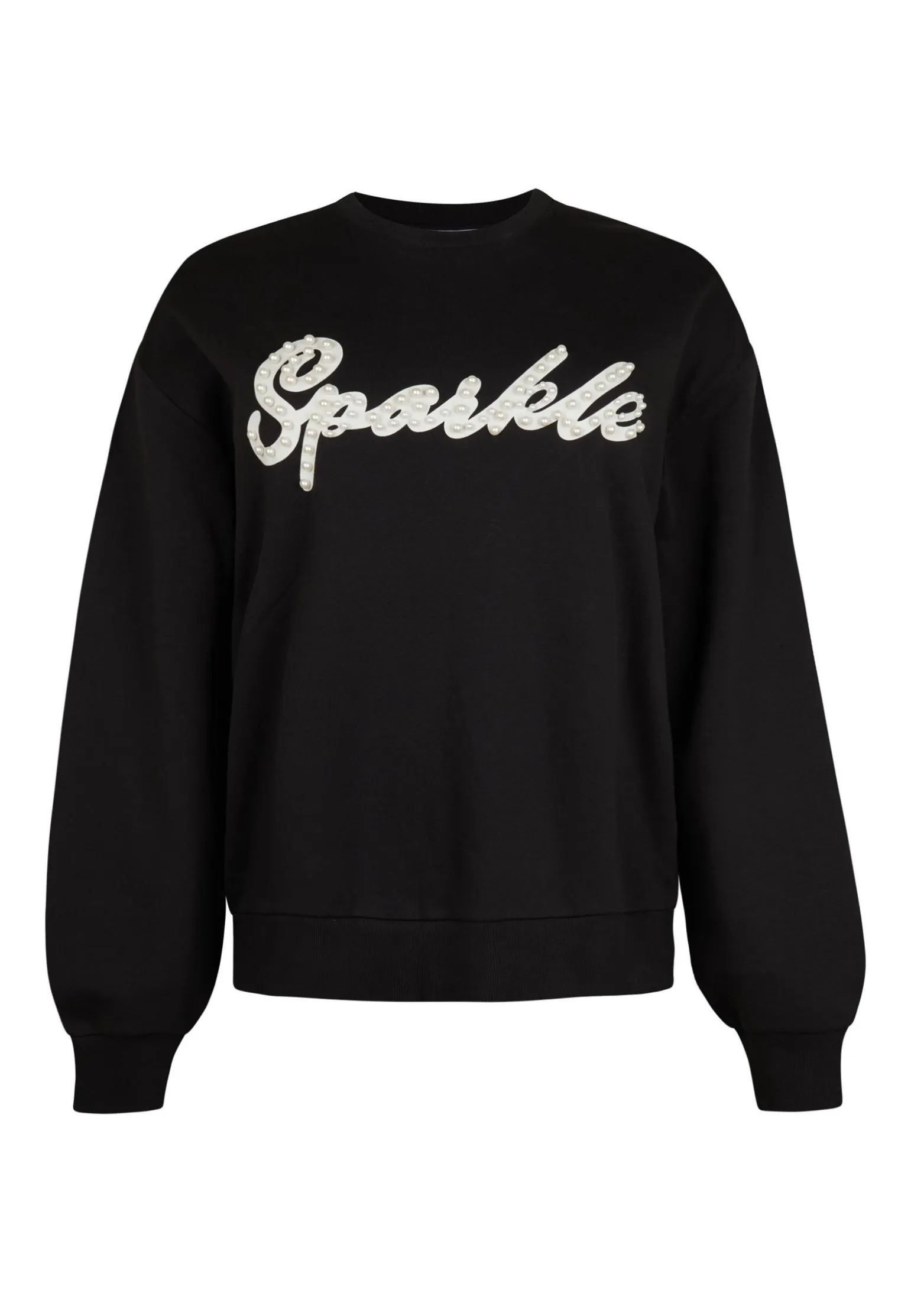 Online Miss Etam Sweater parel detail Zwart