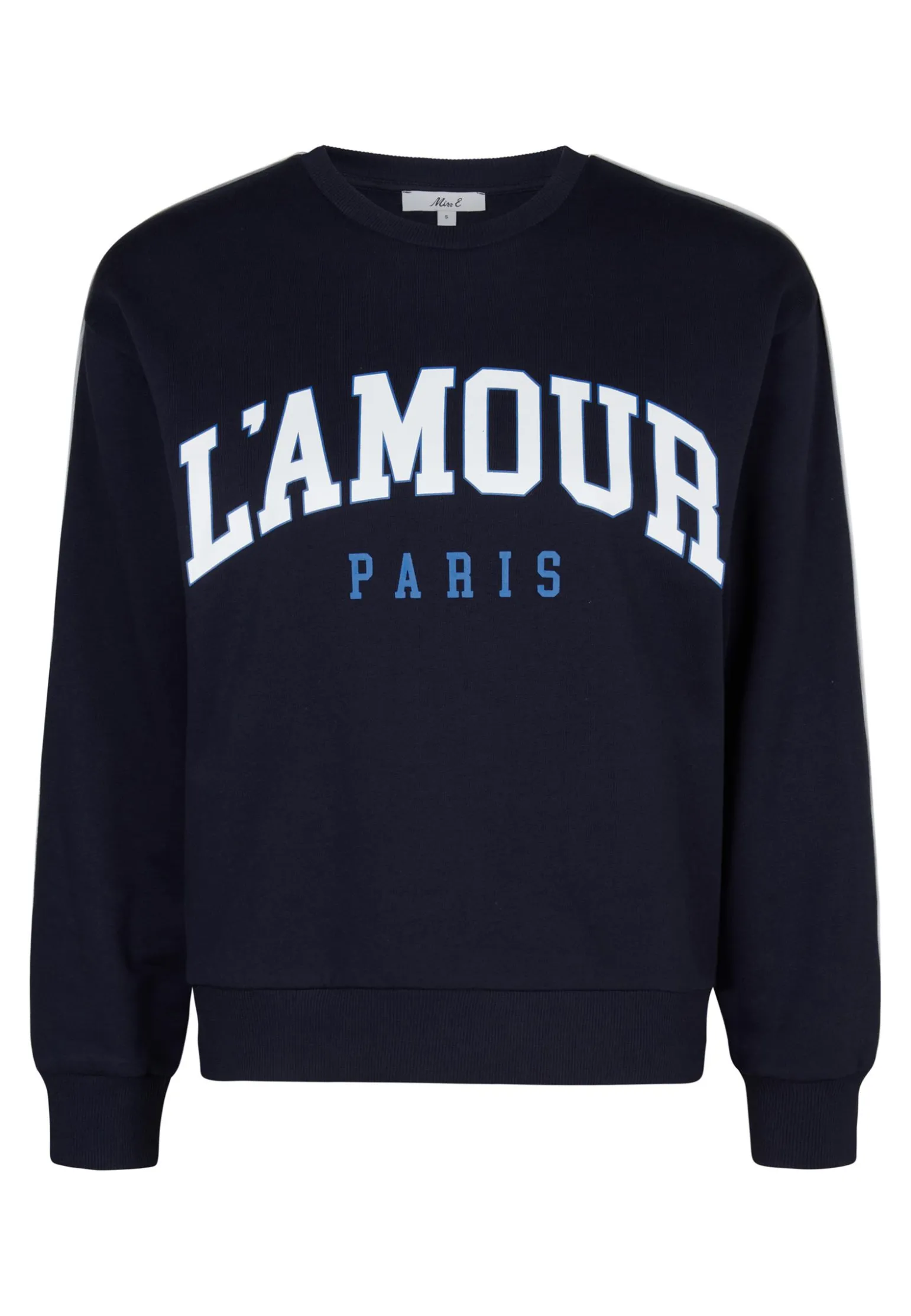 Miss Etam Sweater print blauw Multi donker blue