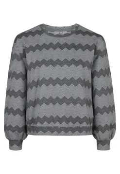 Outlet Miss Etam Sweater print grijs Multi grey