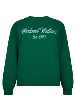 Clearance Miss Etam Sweater tekst groen Multi Emerald