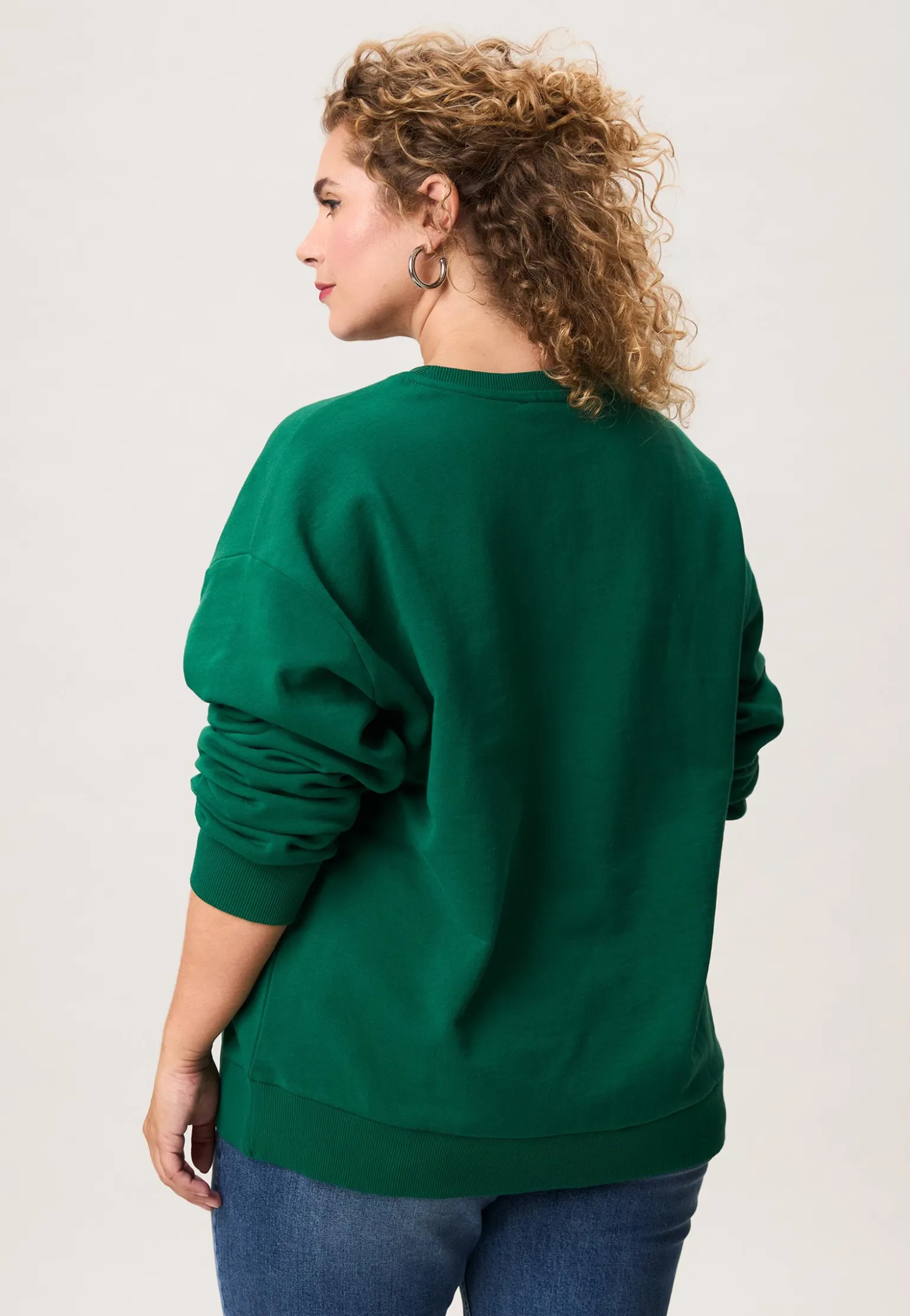 Clearance Miss Etam Sweater tekst groen Multi Emerald