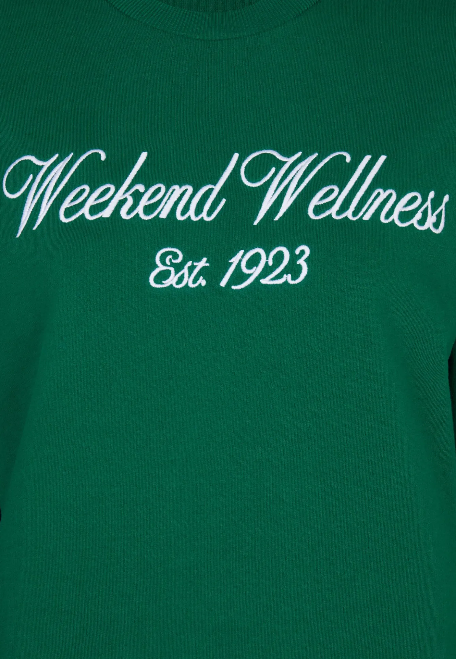 Miss Etam Sweater tekst groen Multi Emerald
