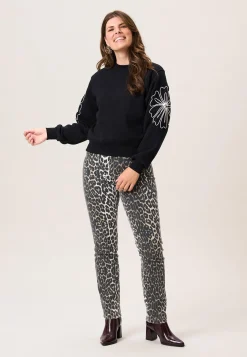 Discount Miss Etam Sweater zwart Multi zwart