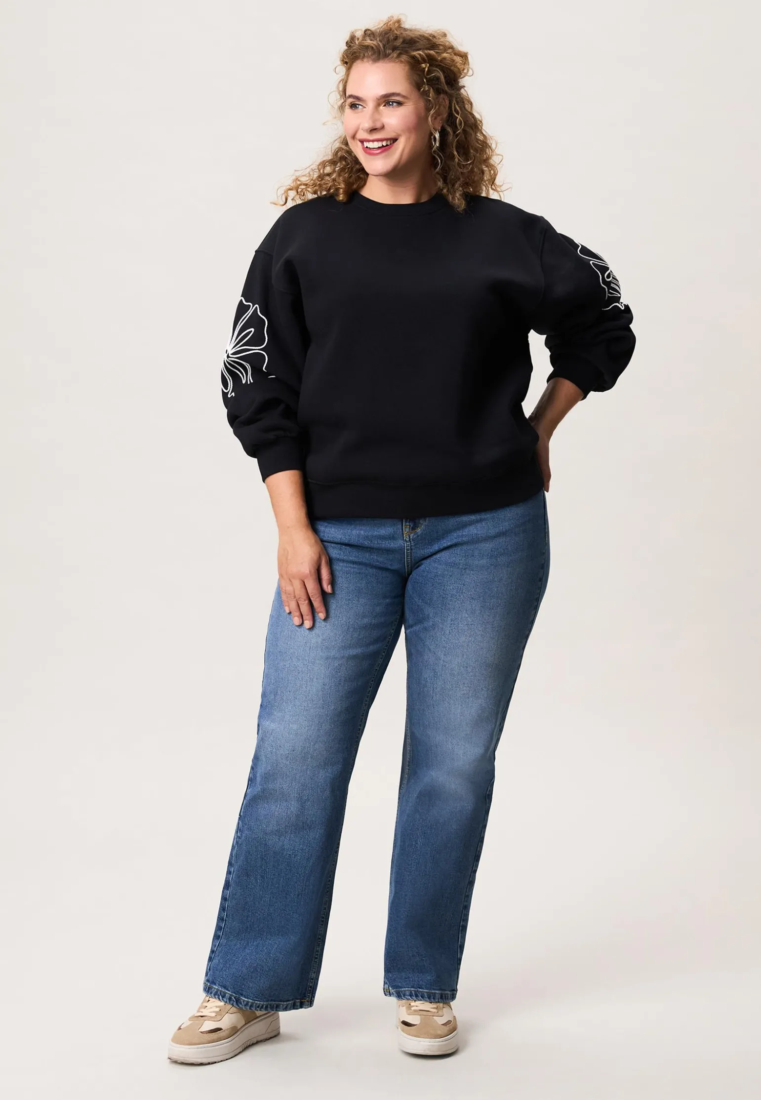 Discount Miss Etam Sweater zwart Multi zwart