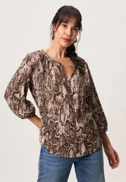 Clearance Miss Etam Top print Multi dark neutral