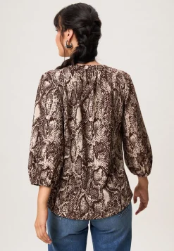 Clearance Miss Etam Top print Multi dark neutral