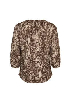 Clearance Miss Etam Top print Multi dark neutral