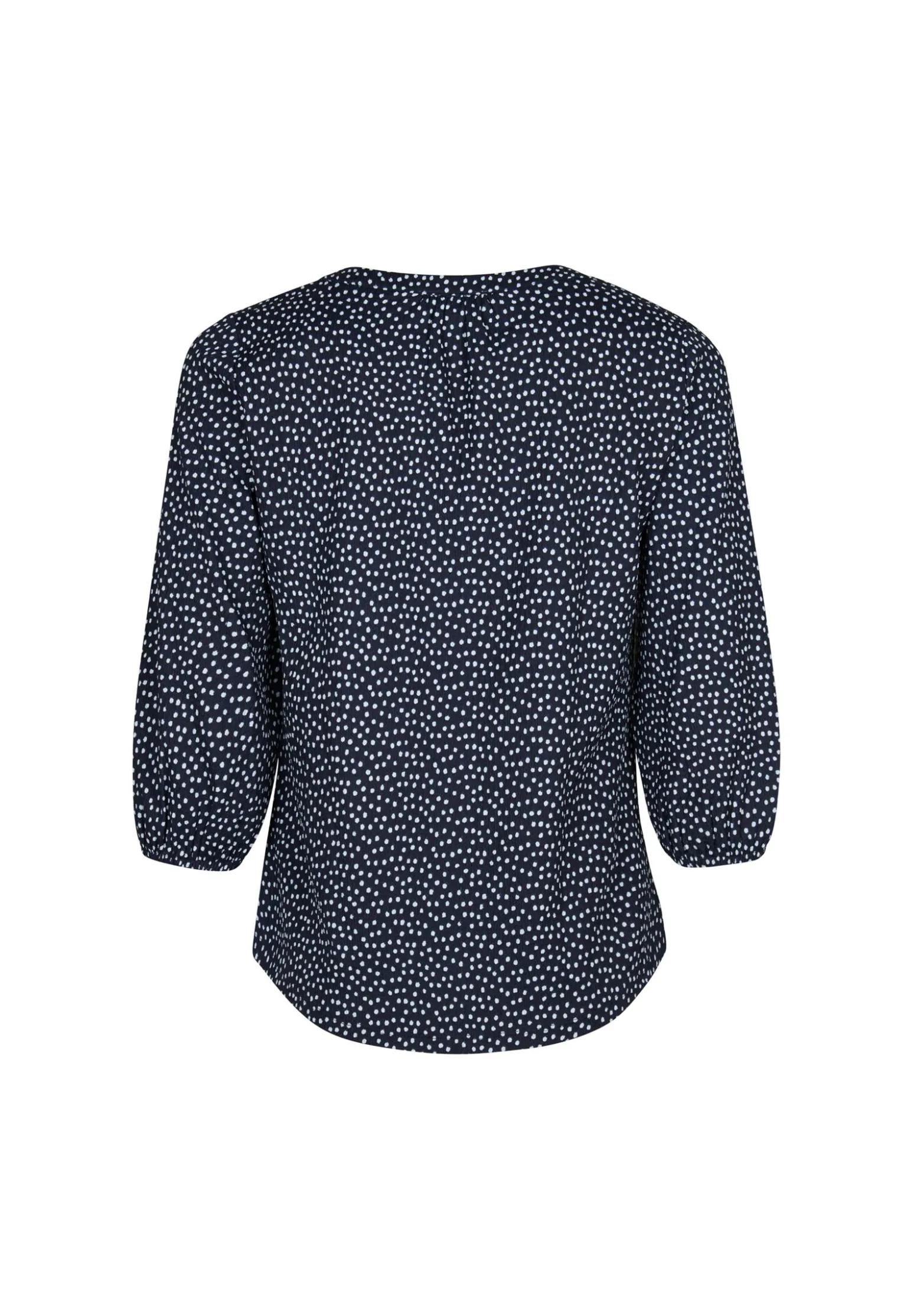 Outlet Miss Etam Top print blauw Multi dark blue off white