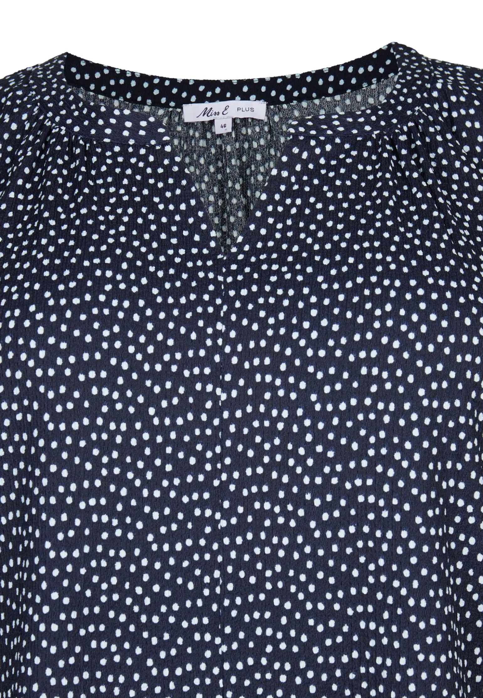 New Miss Etam Top print blauw Multi dark blue off white