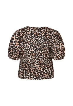 New Miss Etam Top print bruin Multi dark neutral