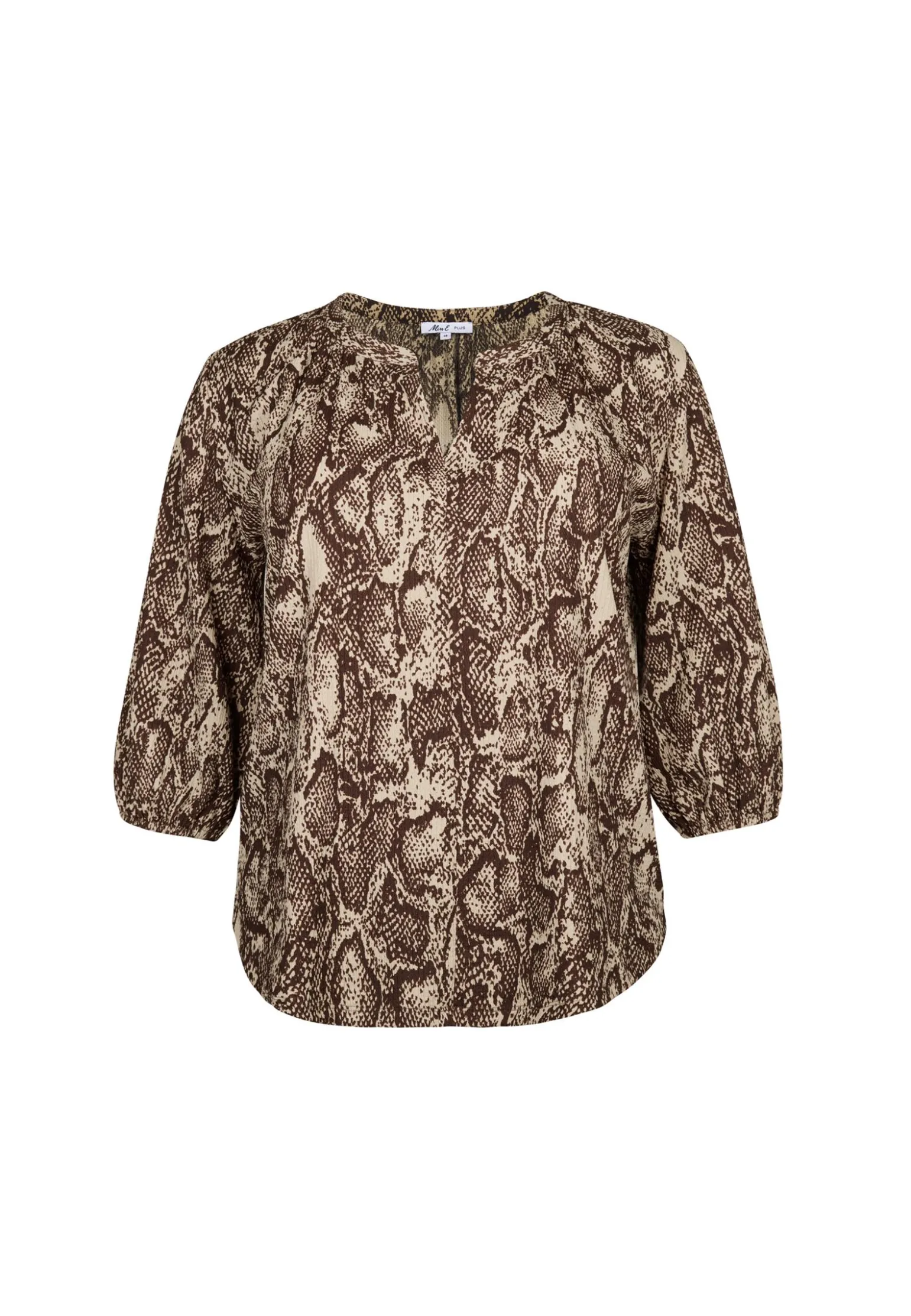 New Miss Etam Top print bruin Multi dark neutral