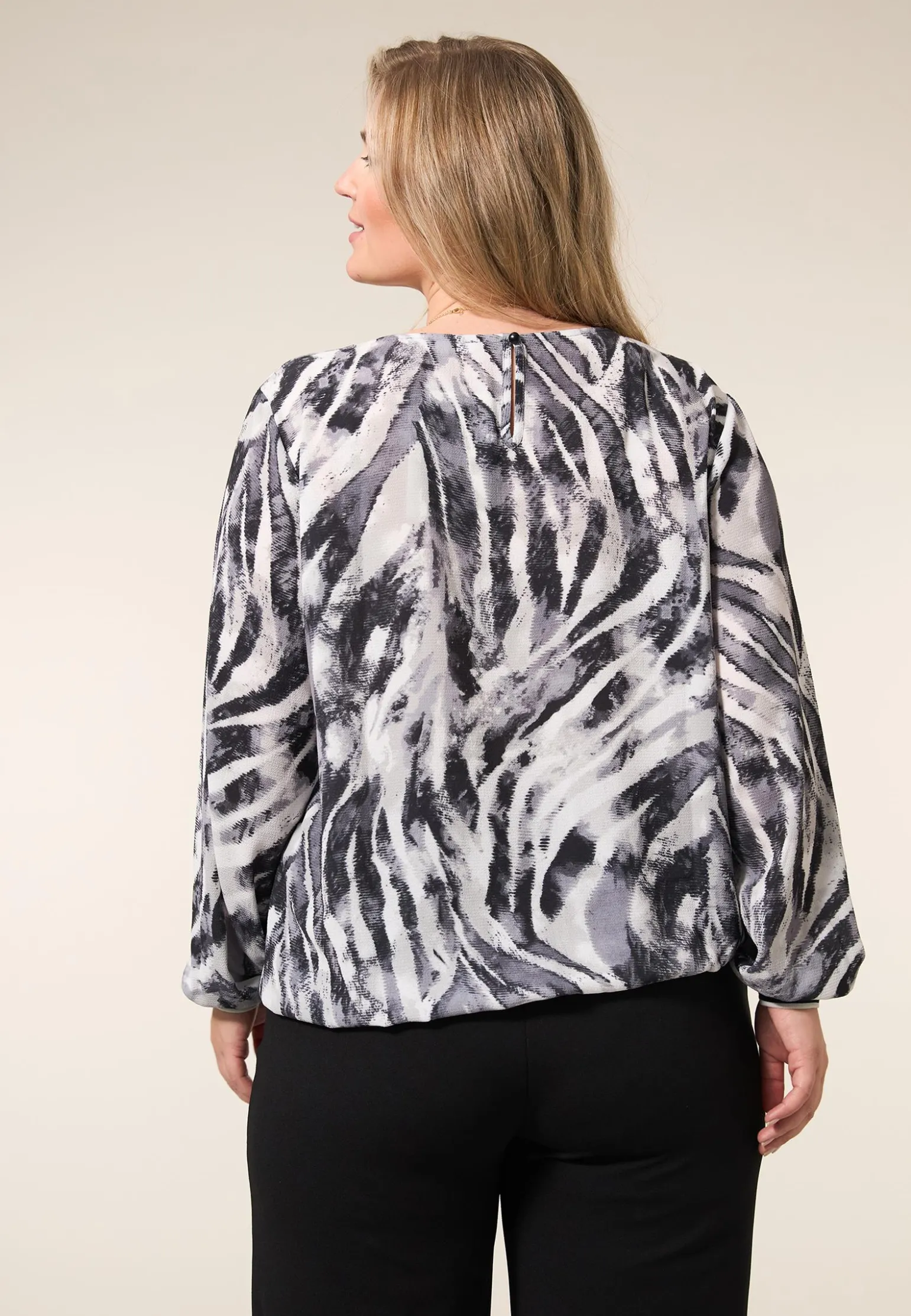 Clearance Miss Etam Top print grijs Multi grey