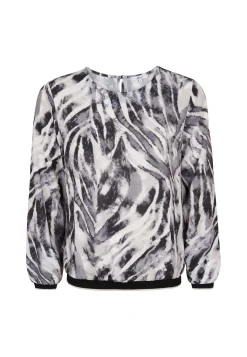 Best Miss Etam Top print grijs Multi grey