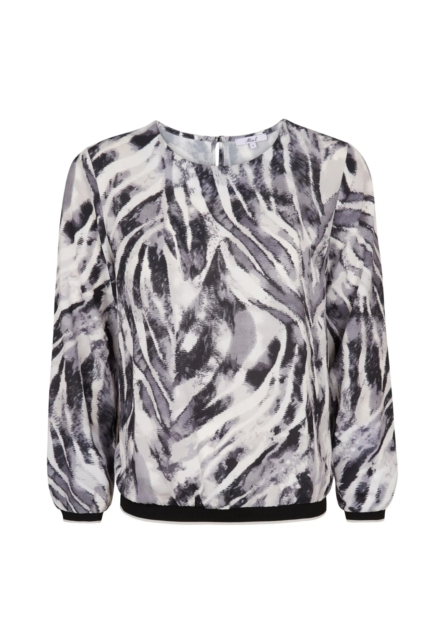 Best Miss Etam Top print grijs Multi grey
