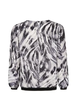 Best Miss Etam Top print grijs Multi grey