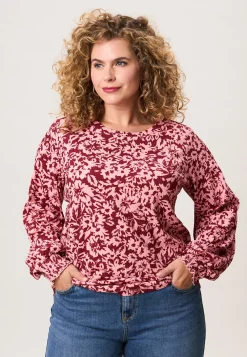 Miss Etam Top print rood Multi dark red