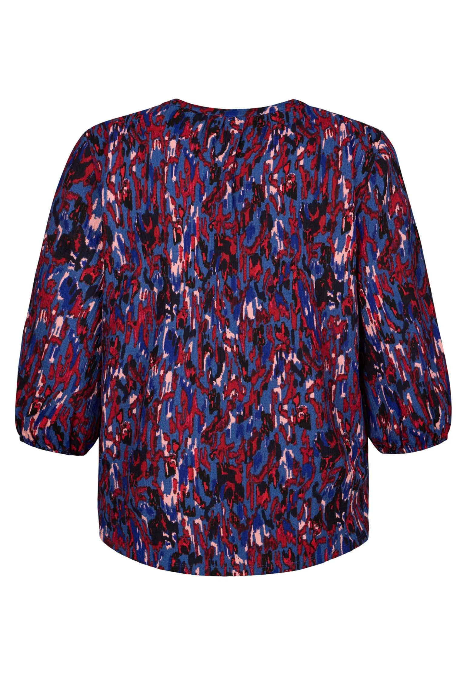 Online Miss Etam Top print rood blauw Multi rood