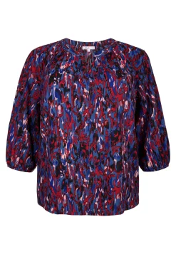 Online Miss Etam Top print rood blauw Multi rood
