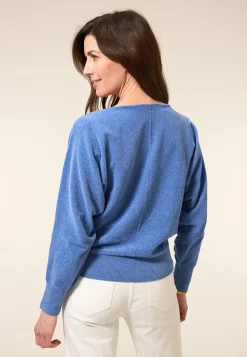 Online Miss Etam Trui chenille blauw Pacific blue