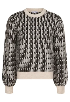 Clearance Miss Etam Trui grafisch zwart wit Multi zwart