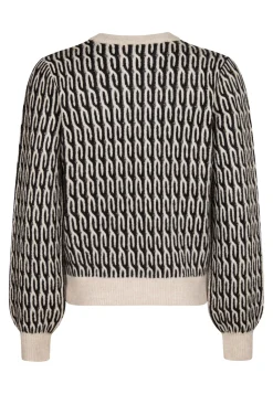 Clearance Miss Etam Trui grafisch zwart wit Multi zwart