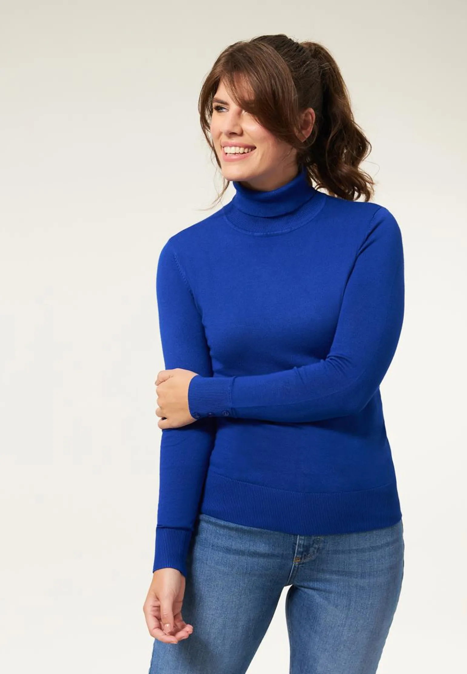 Sale Miss Etam Trui 'Isa' blauw Kobaltblauw