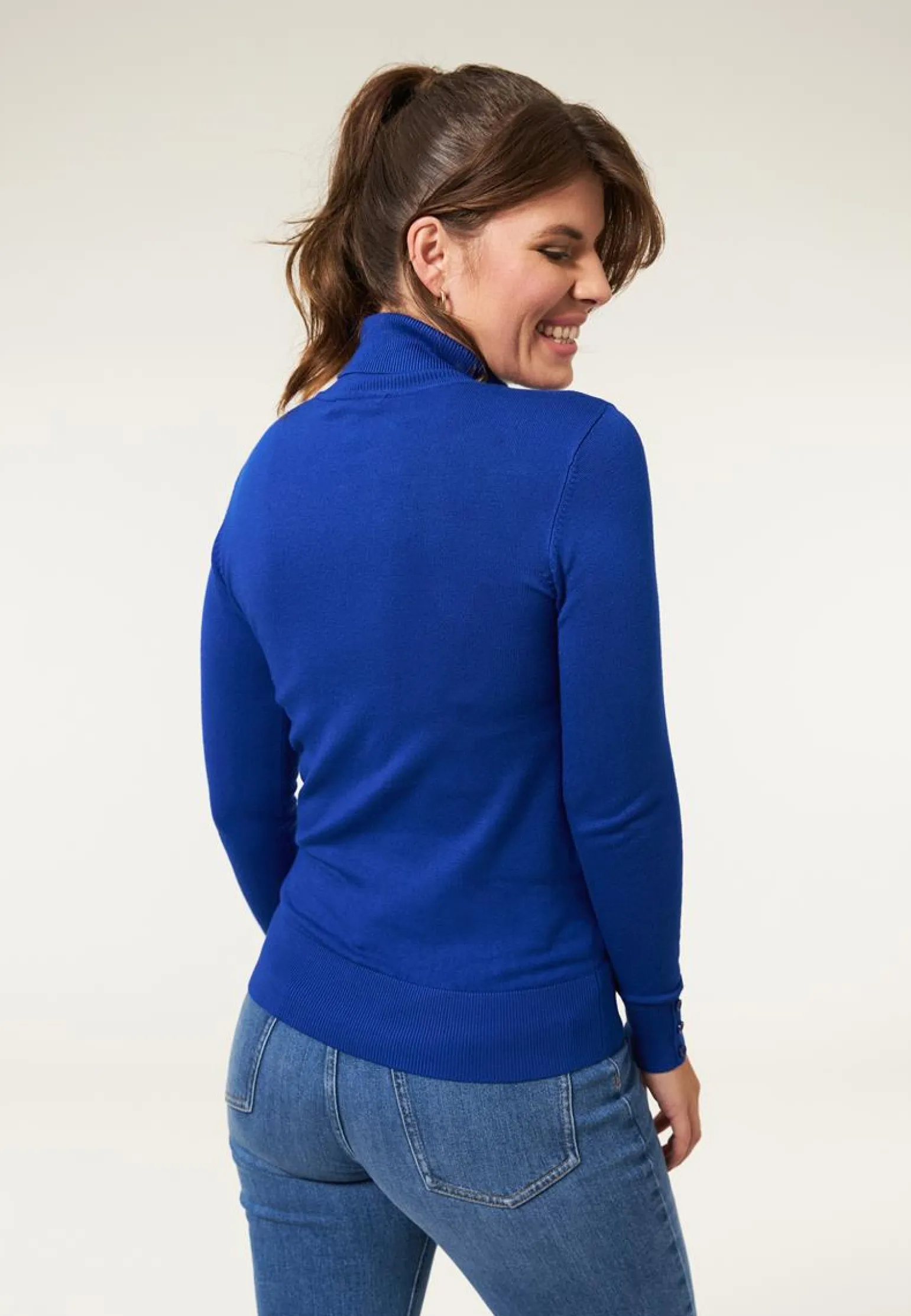 Sale Miss Etam Trui 'Isa' blauw Kobaltblauw