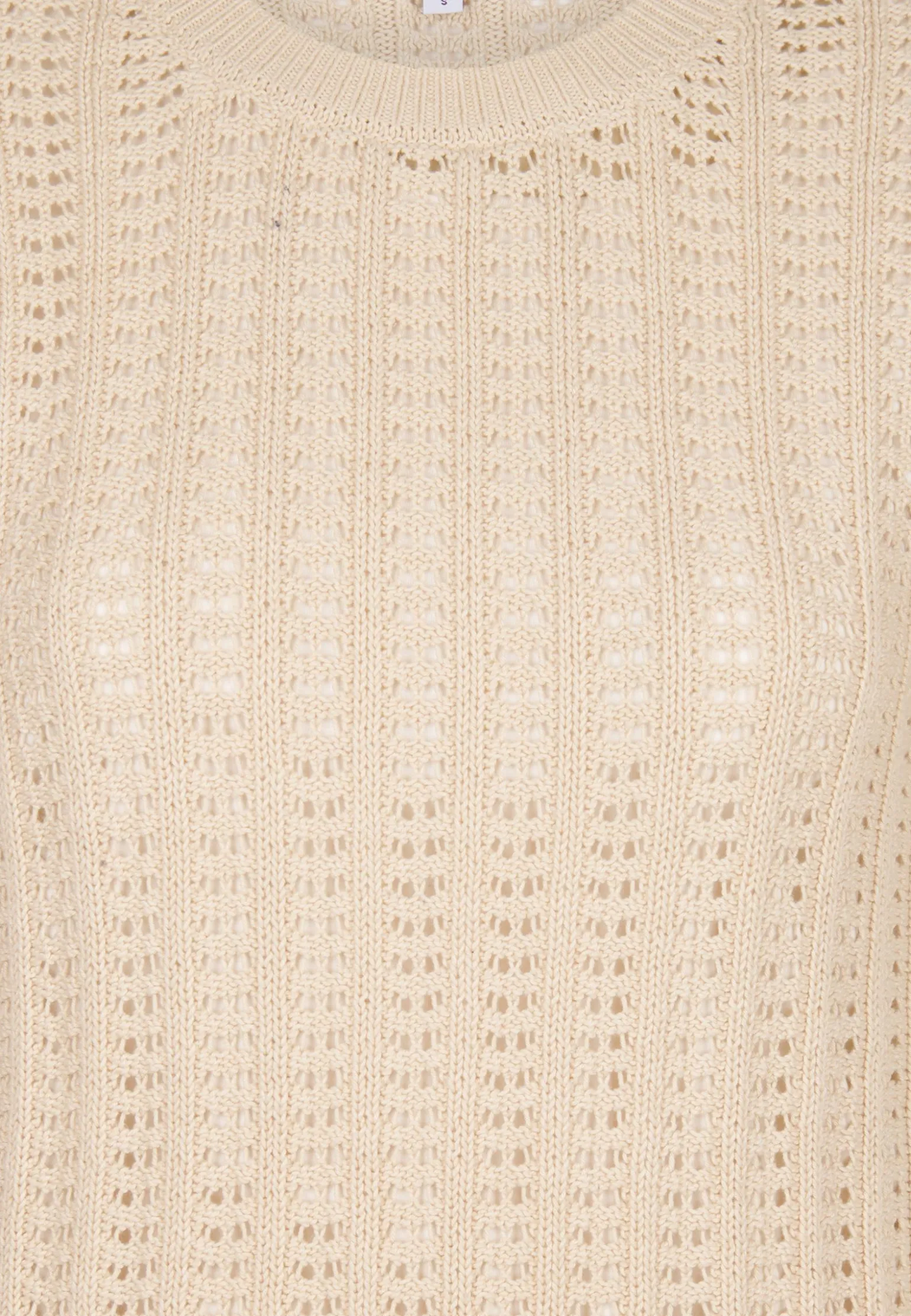 Clearance Miss Etam Trui korte mouw ajour zand Light sand