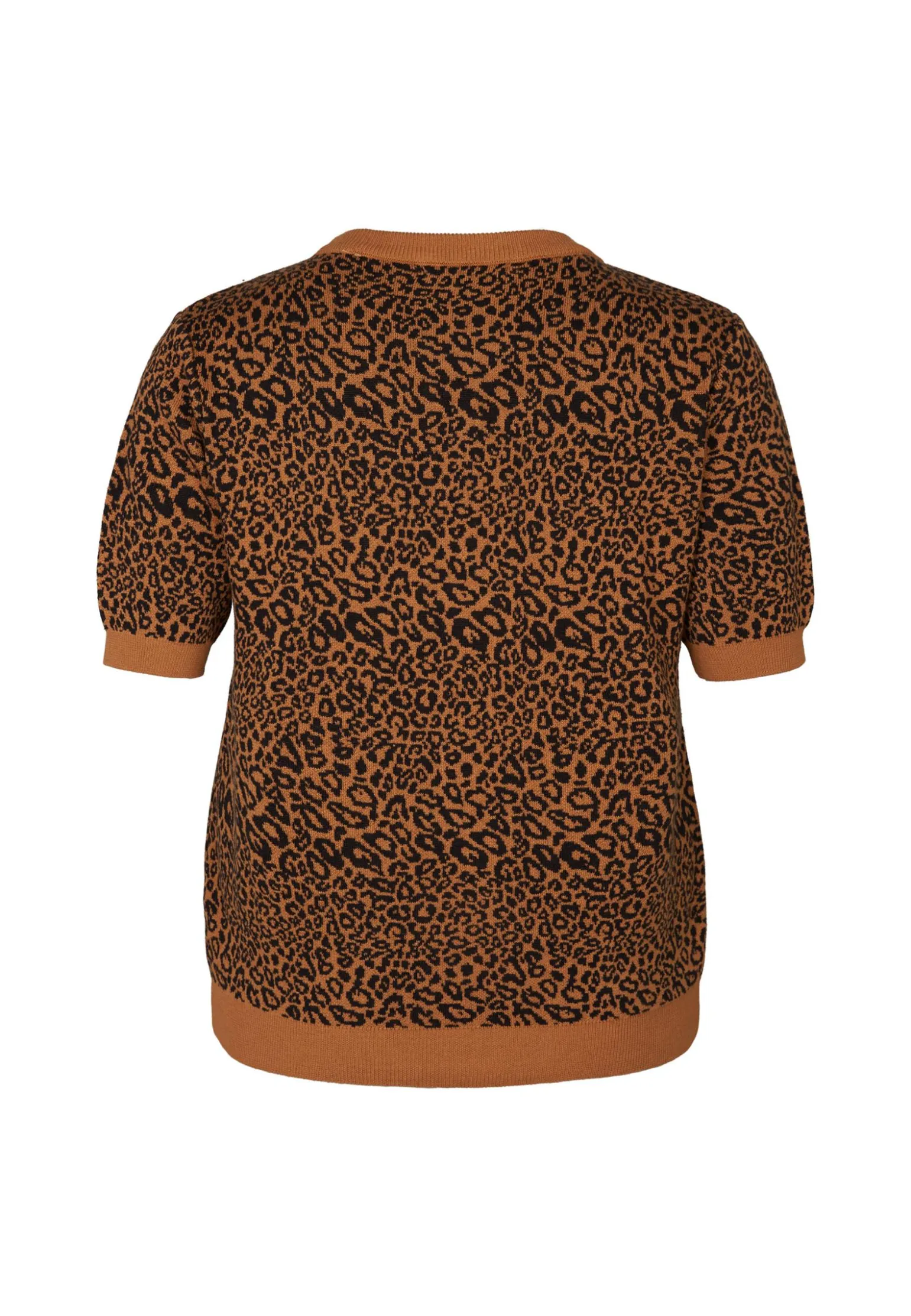 Hot Miss Etam Trui korte mouw print bruin Multi camel