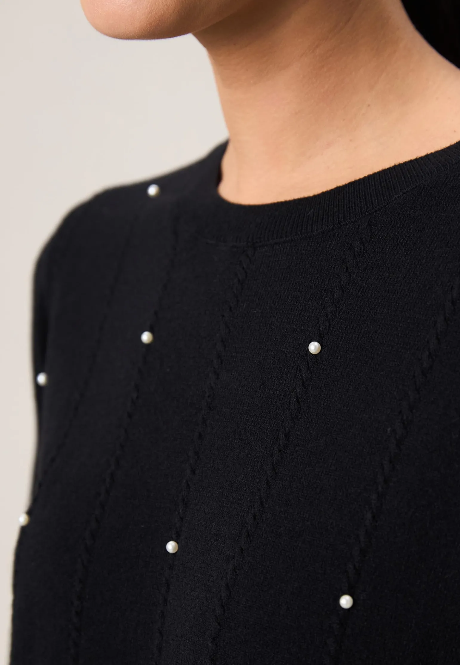 Clearance Miss Etam Trui parels Zwart