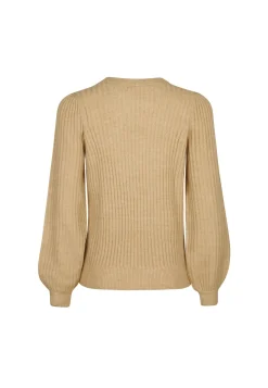 New Miss Etam Trui rib beige Sand melange