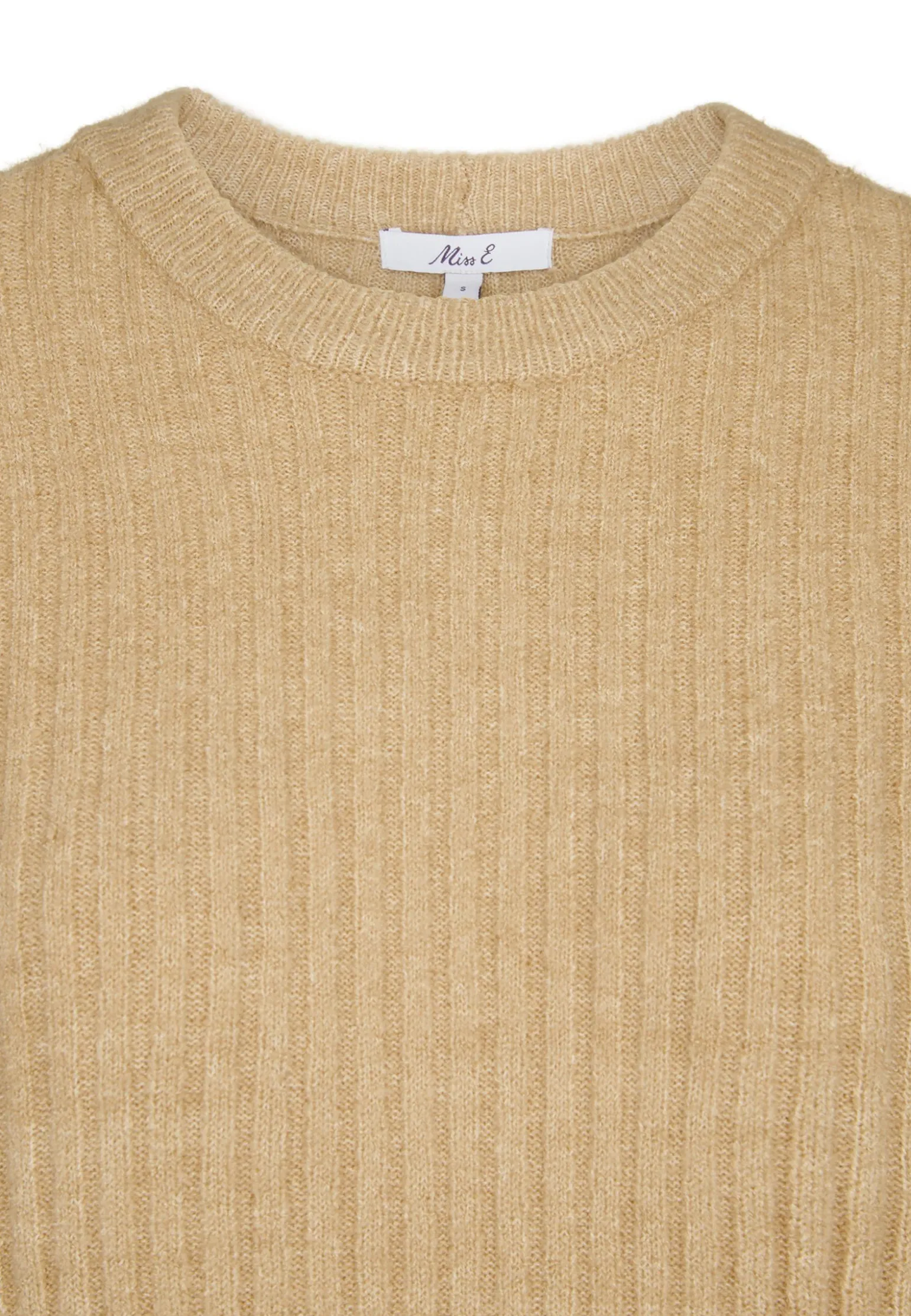 New Miss Etam Trui rib beige Sand melange