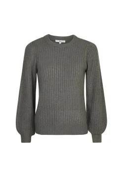 New Miss Etam Trui rib grijs Grey melange