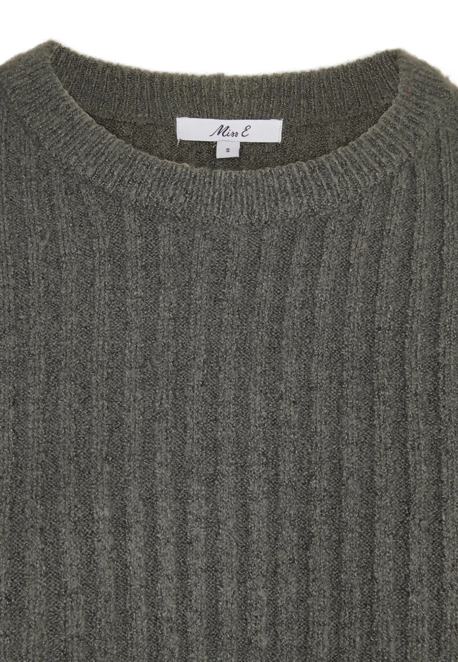 New Miss Etam Trui rib grijs Grey melange