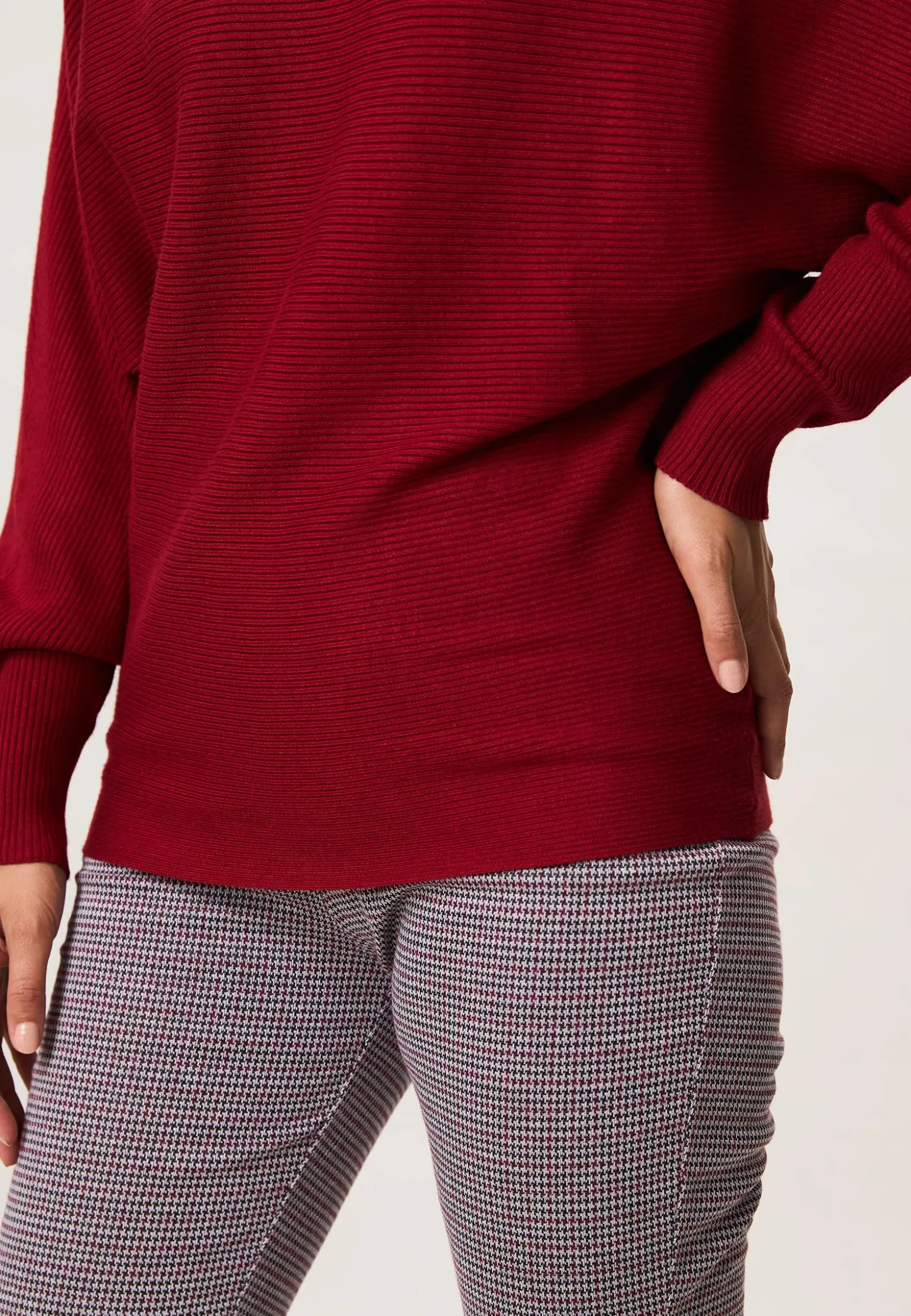 Sale Miss Etam Trui rib rood Dark red