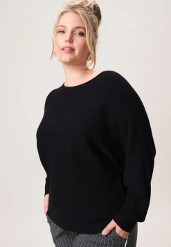 Discount Miss Etam Trui rib Zwart